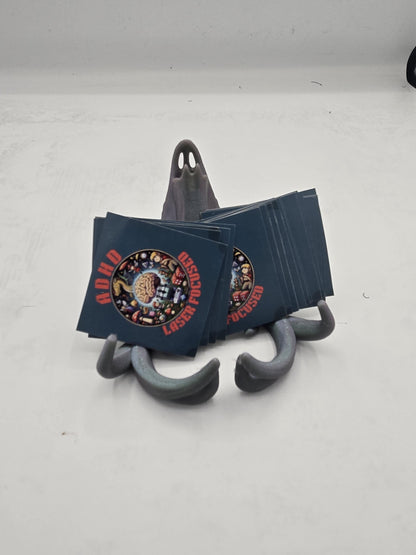 Deer Skull Business Card, Photo, or Phone Stand | 3D Printed