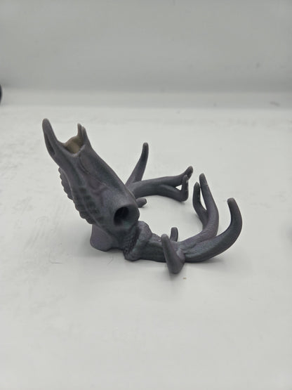 Deer Skull Business Card, Photo, or Phone Stand | 3D Printed