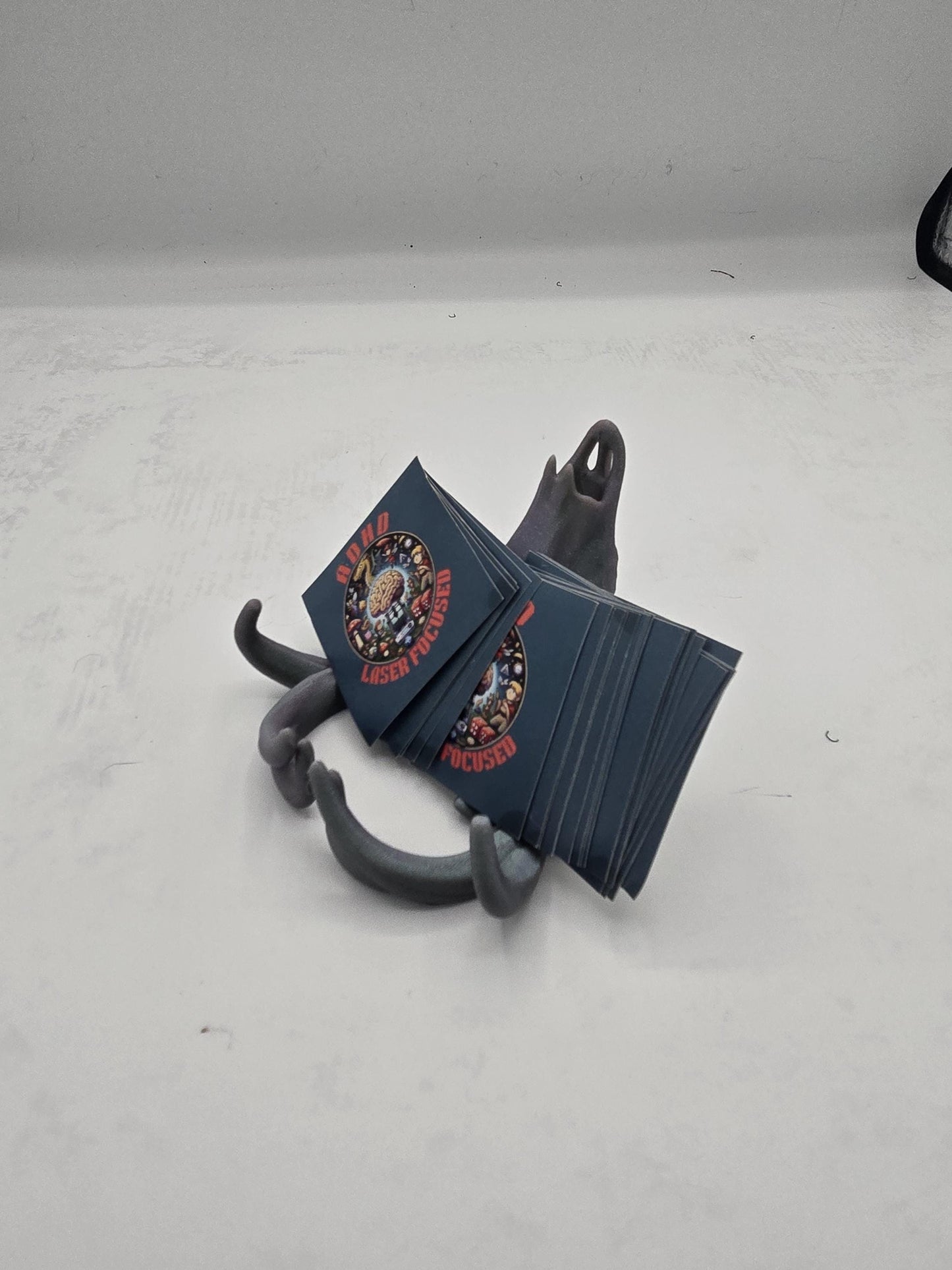 Deer Skull Business Card, Photo, or Phone Stand | 3D Printed