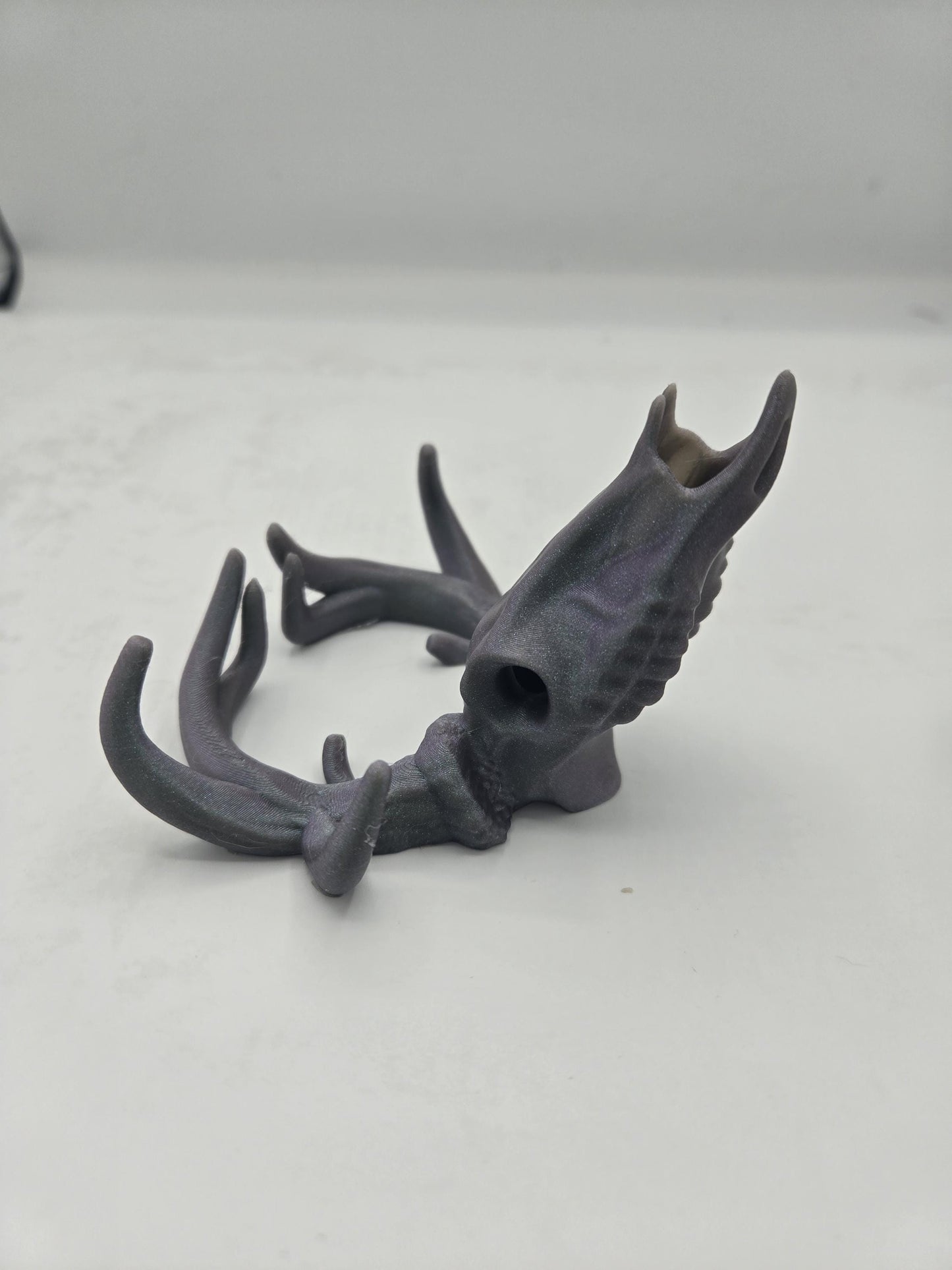 Deer Skull Business Card, Photo, or Phone Stand | 3D Printed