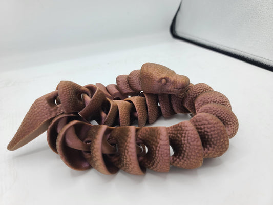 Ball Python Flexi Articulated Snake 3D Print