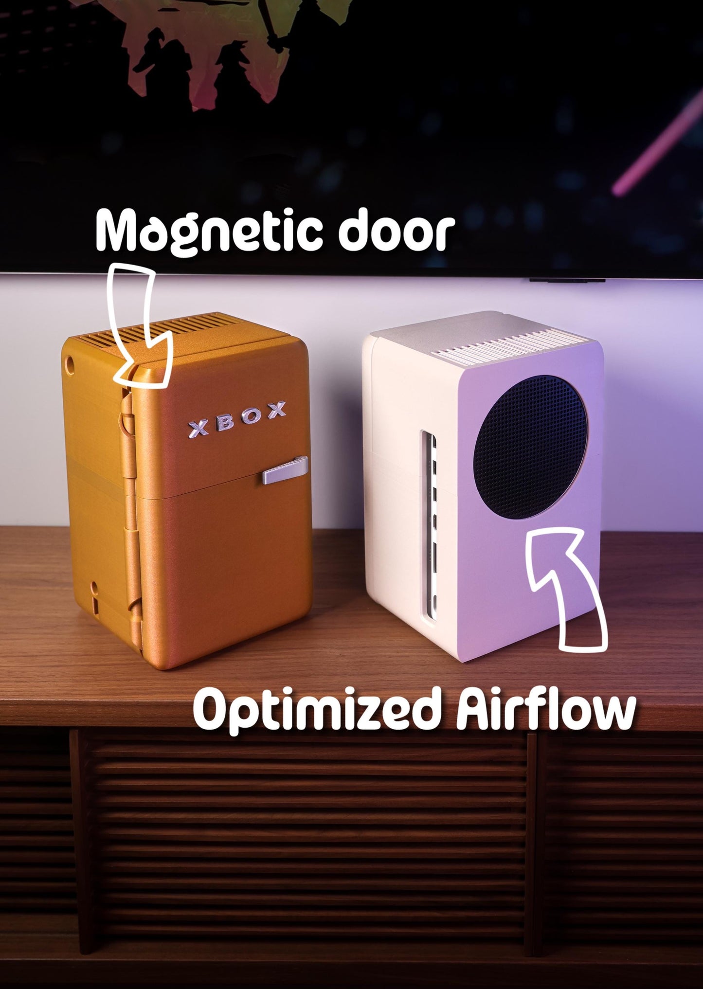 XBOX Series S Mini Fridge Display and Organizer | 3D Print