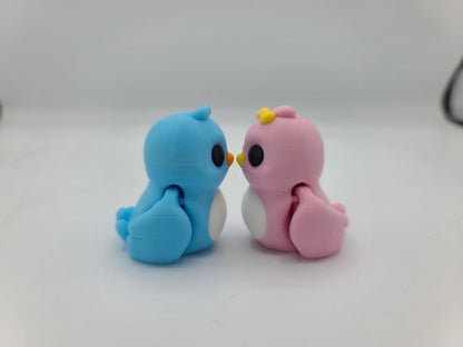 Tiny Love Birds Articulated 3D Print