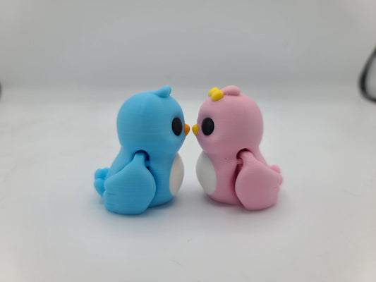 Tiny Love Birds Articulated 3D Print