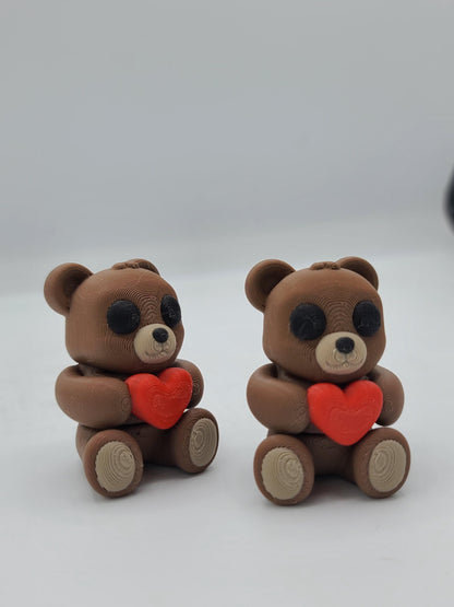 Tiny Valentine's Love Bear Flexi 3D Print