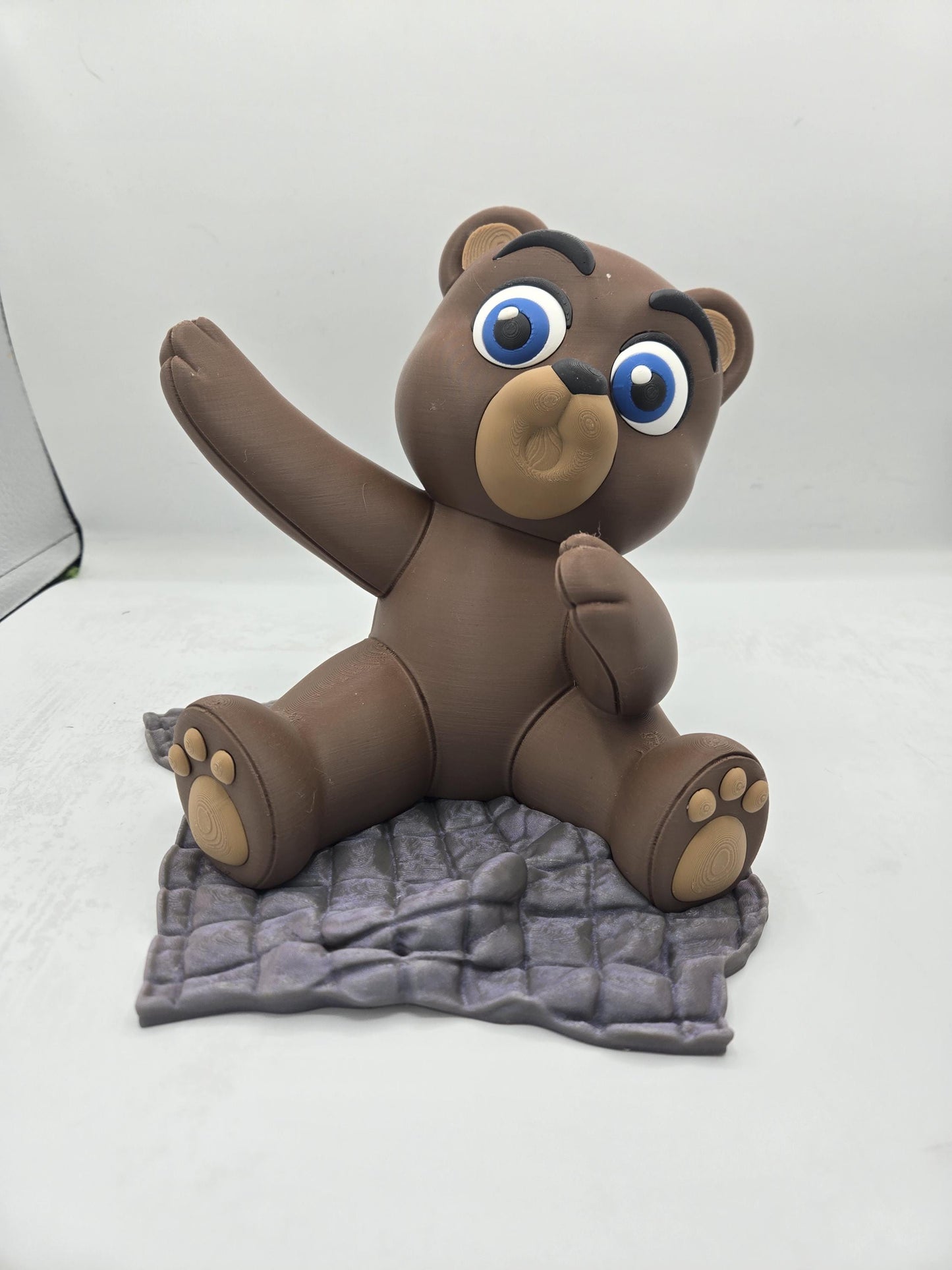 Teddy Bear Wine Bottle Holder – 3D Printed