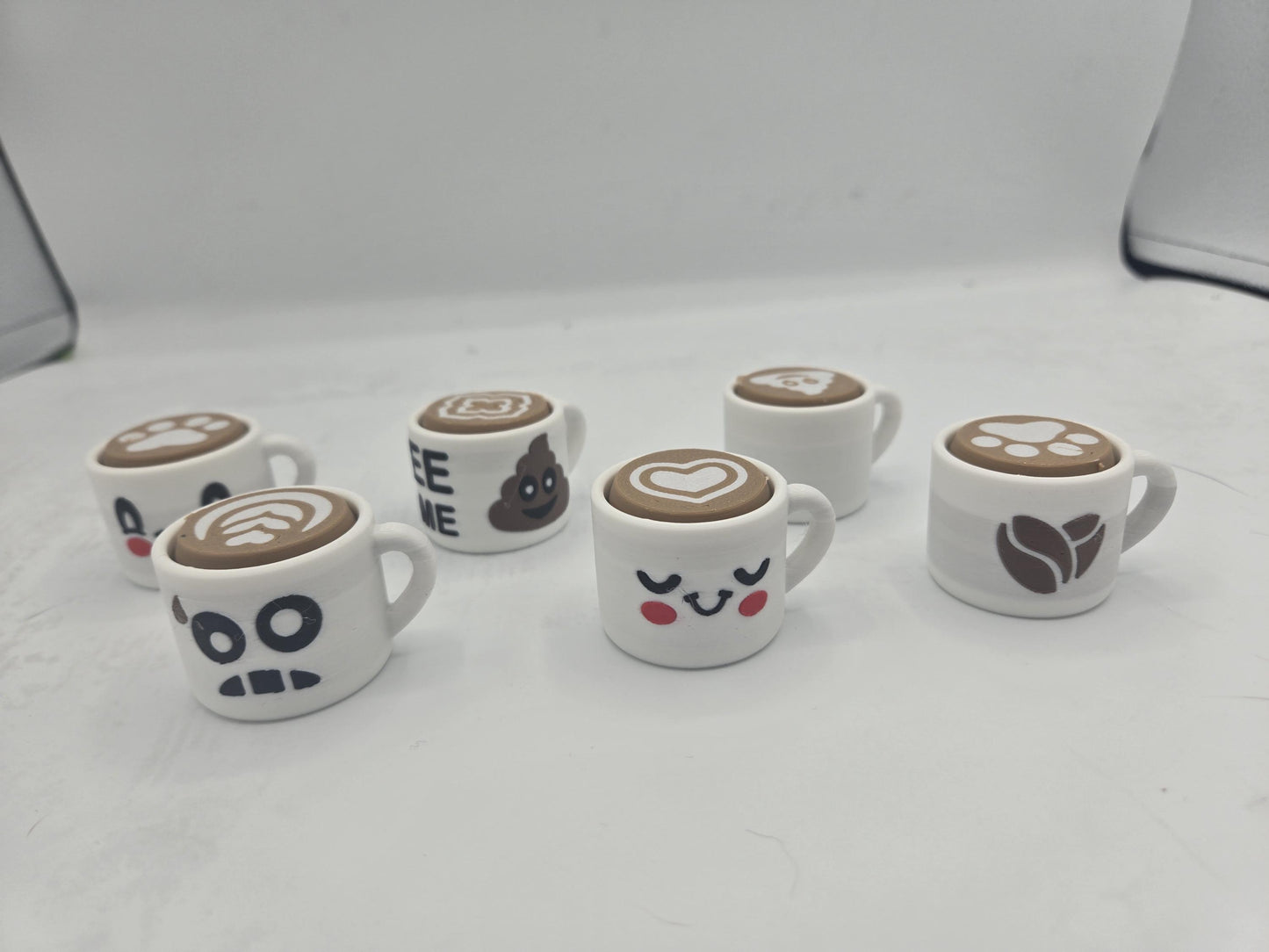 Coffee & Cream Fidget Mechanical Key Clicker | 3D Print