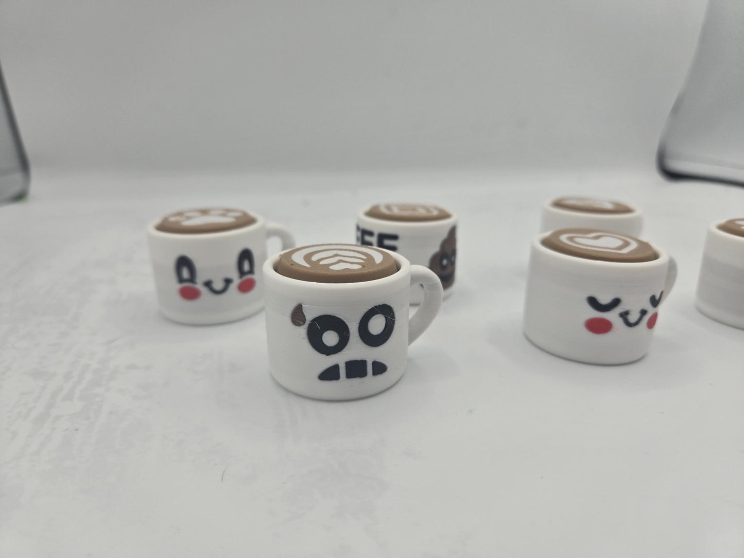 Coffee & Cream Fidget Mechanical Key Clicker | 3D Print