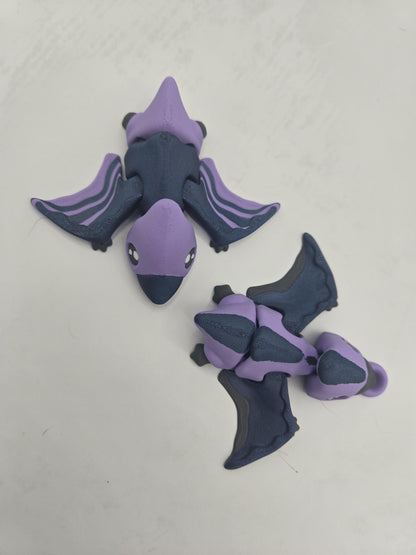 Dinosaur Flexi Toys with Egg Option Parasaurolophus, T-Rex or Triceratops All Color Customizable | 3D Prints