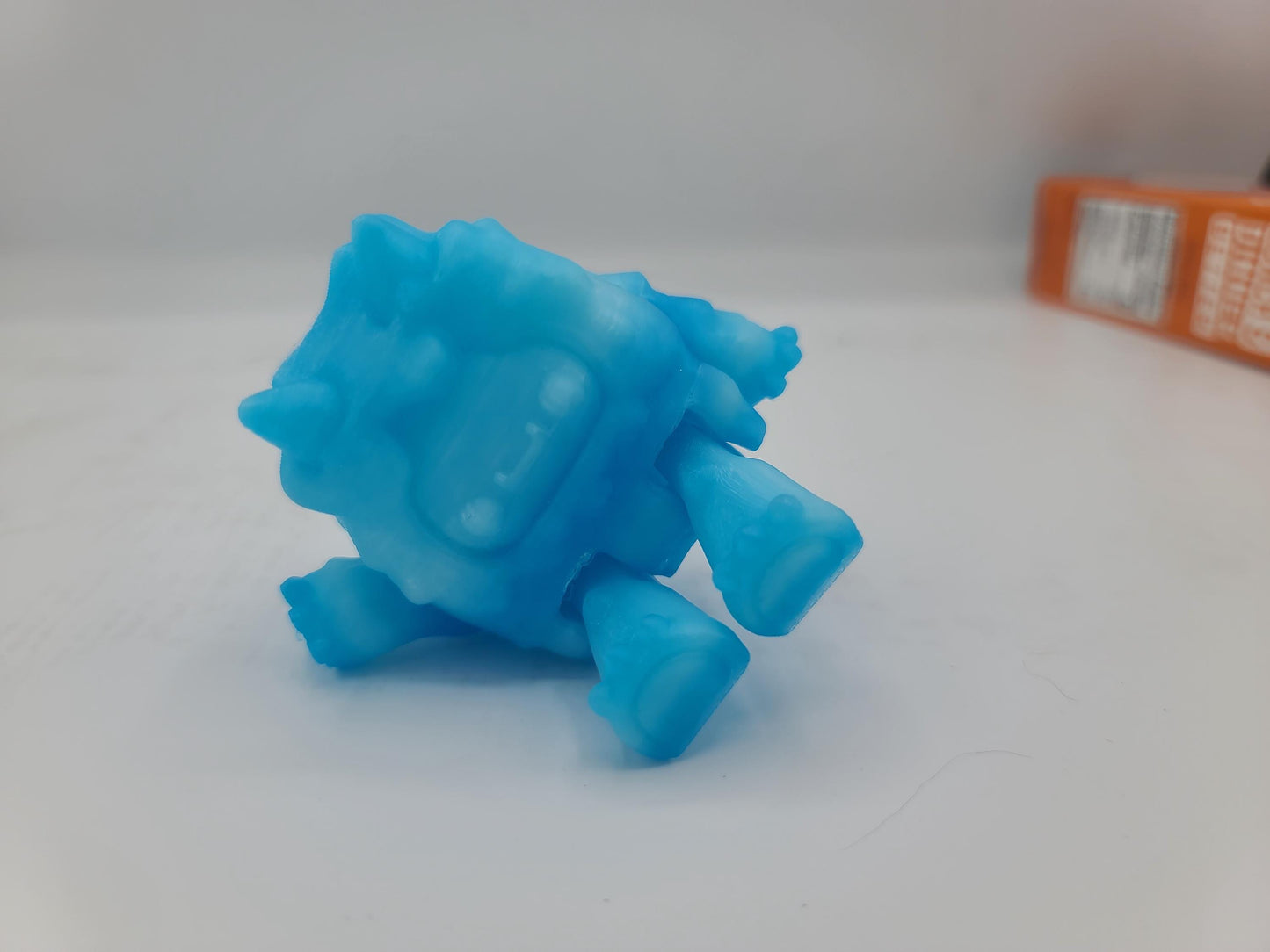 Cute Yeti Flexi 3D Print with Optional Mountain Shelf