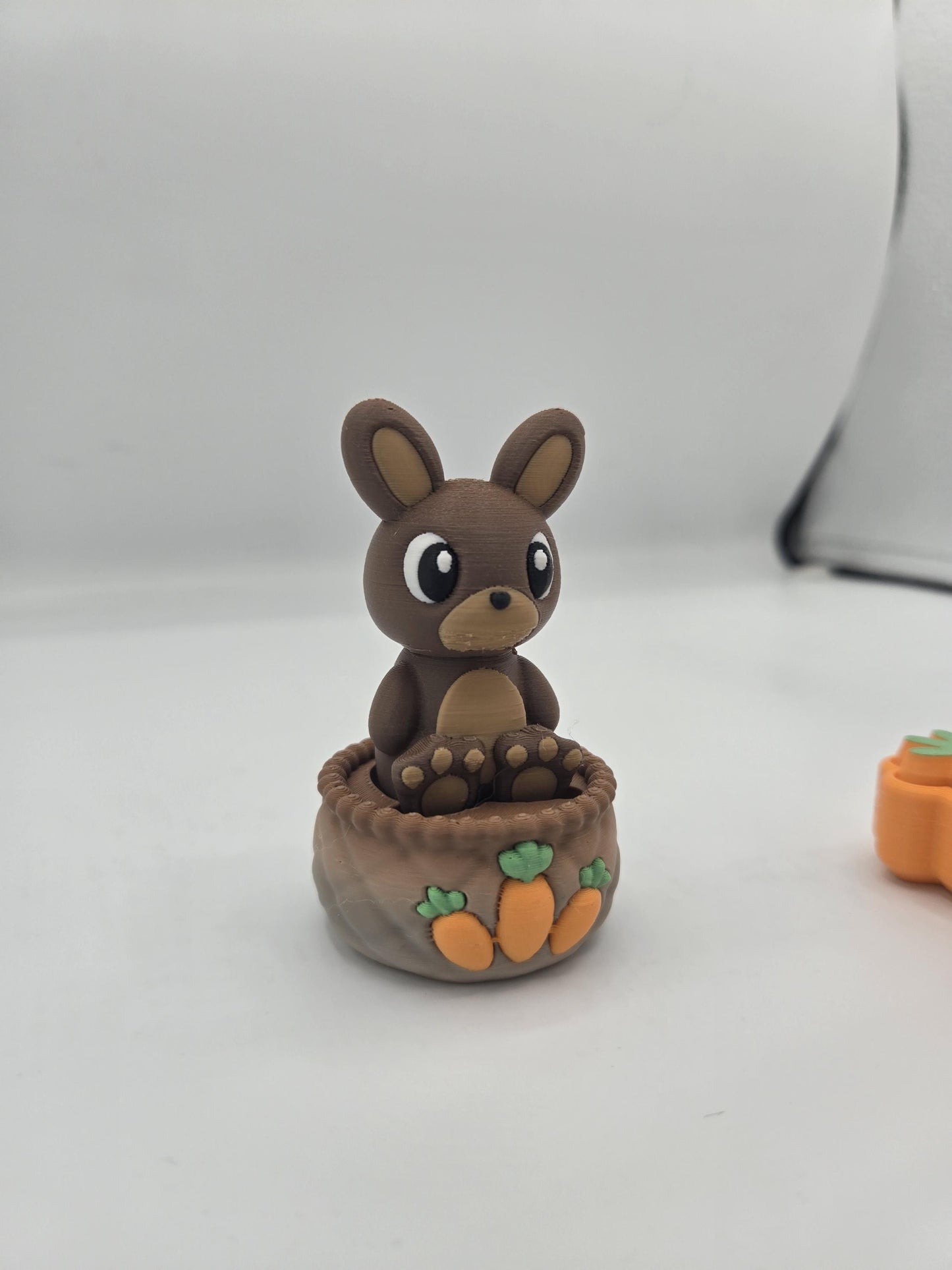 Cute Easter Themed Mechanical Key Clickers - Carrots (can fit in Easter eggs!) or Bunnies with a Basket 3D Print