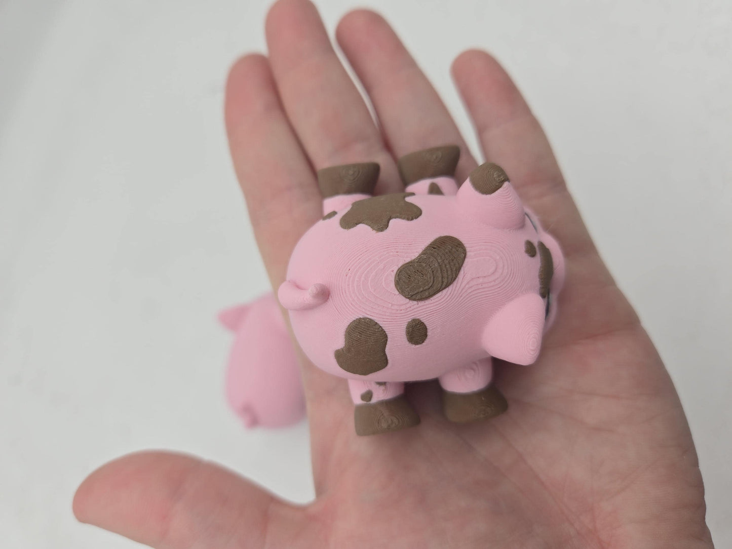 Adorable Articulated Pigs | Two Styles: Clean or "Muddy" | 3D Printed