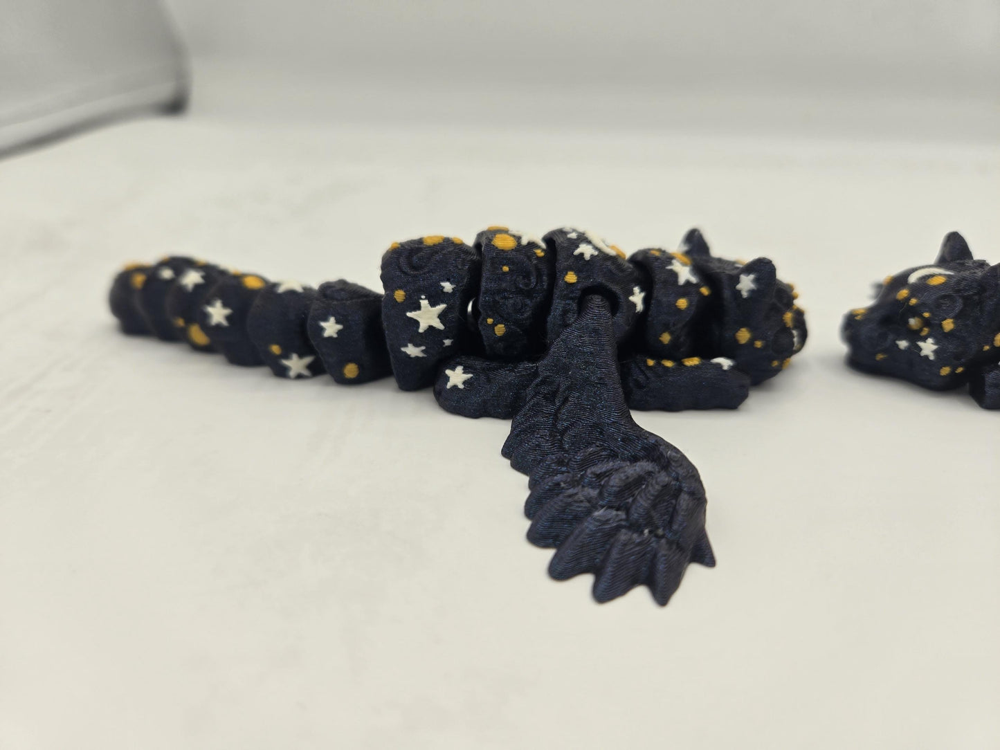 Baby Lunar Panther - Cute Winged Cat Flexi 3D Print