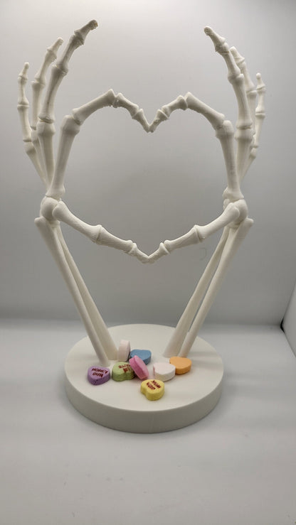 Skeleton Heart Hand "I love you to Death" 3D Print