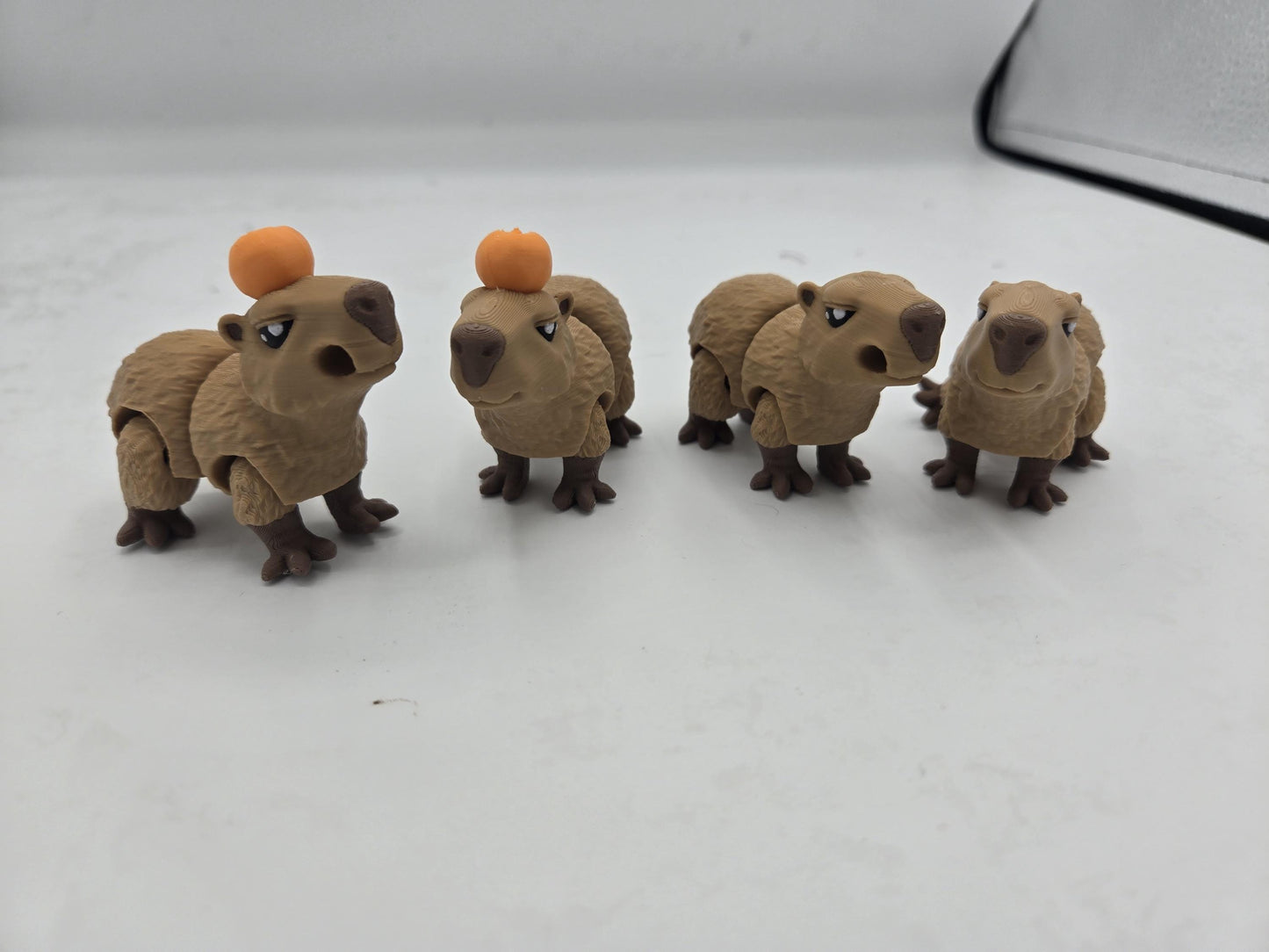 Mini Cute Capybara | Articulated 3D Printed Toy | Keychain Option
