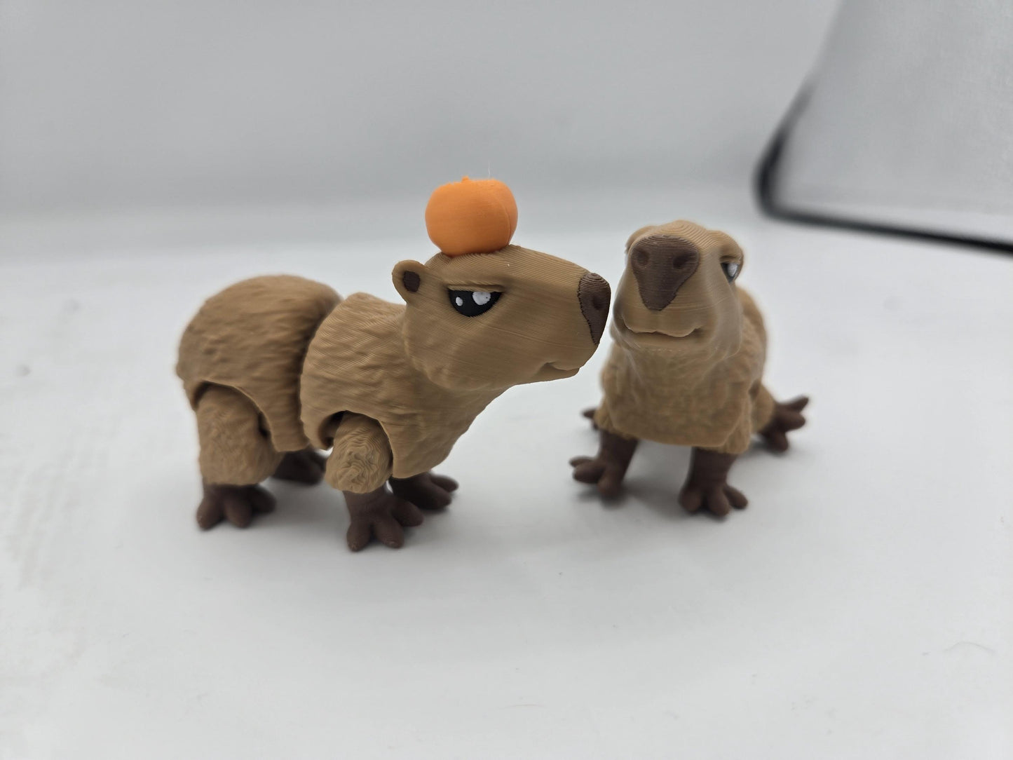 Mini Cute Capybara | Articulated 3D Printed Toy | Keychain Option