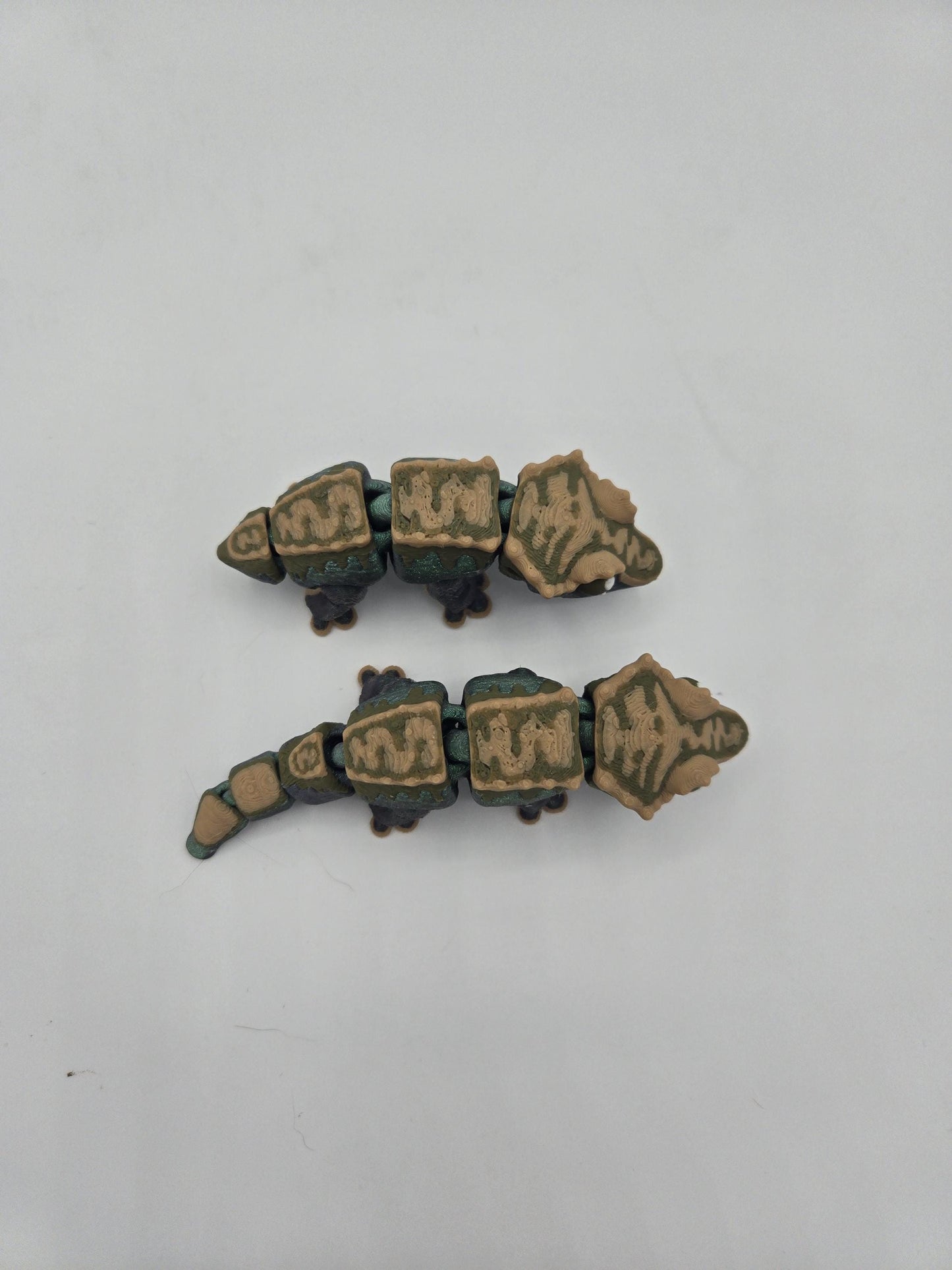 Mini Crested Gecko Articulated Color Customizable | Nubbed or Full Tail | Regular or Keychain Flexi |3D Print