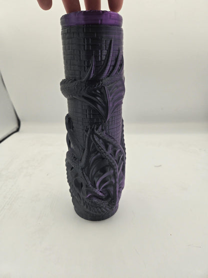 Dragon Castle Fantasy Pencil/Pen Case 3D Print