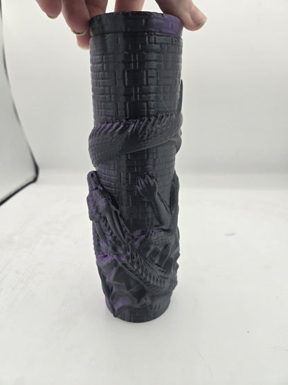 Dragon Castle Fantasy Pencil/Pen Case 3D Print