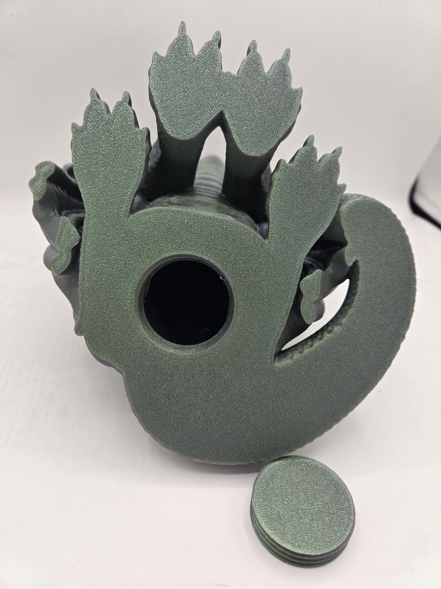 Seated Dragon Coin Bank | 3D Printed Fantasy Treasure Keeper