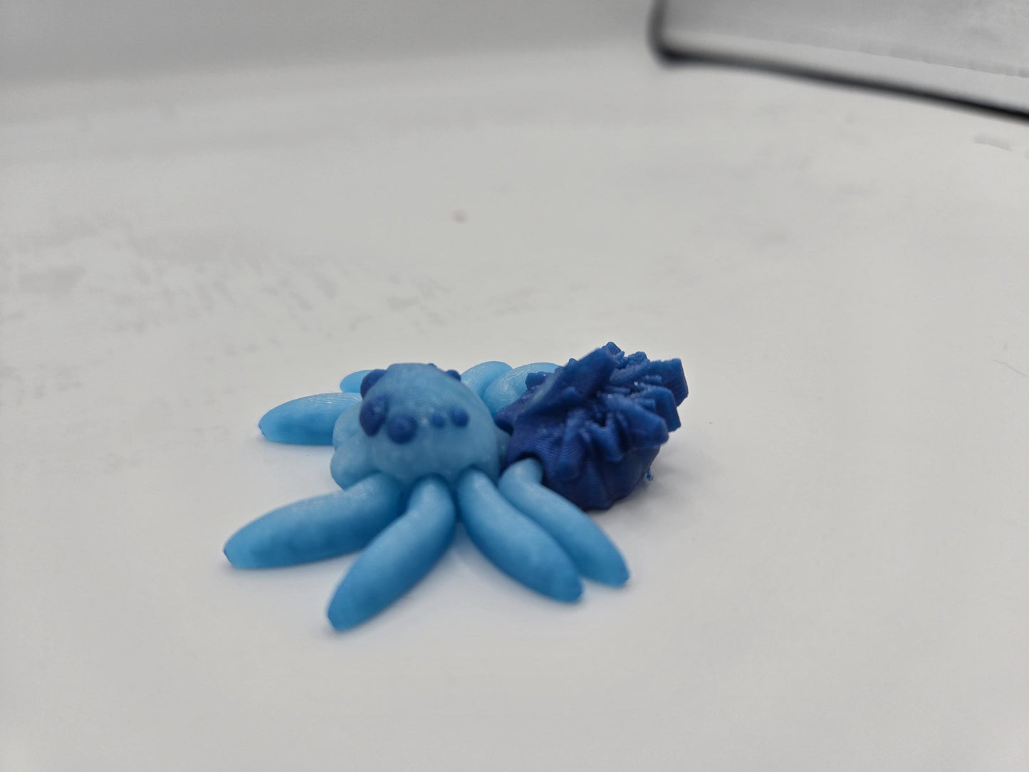 Tiny Cute Articulated Winter Snowflake Spiders 3D Print