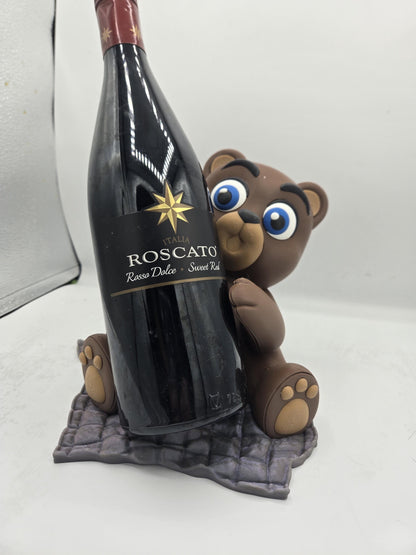 Teddy Bear Wine Bottle Holder – 3D Printed