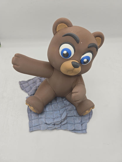 Teddy Bear Wine Bottle Holder – 3D Printed