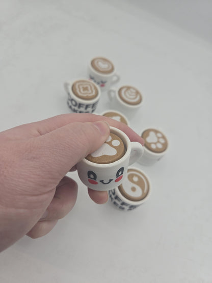 Coffee & Cream Fidget Mechanical Key Clicker | 3D Print