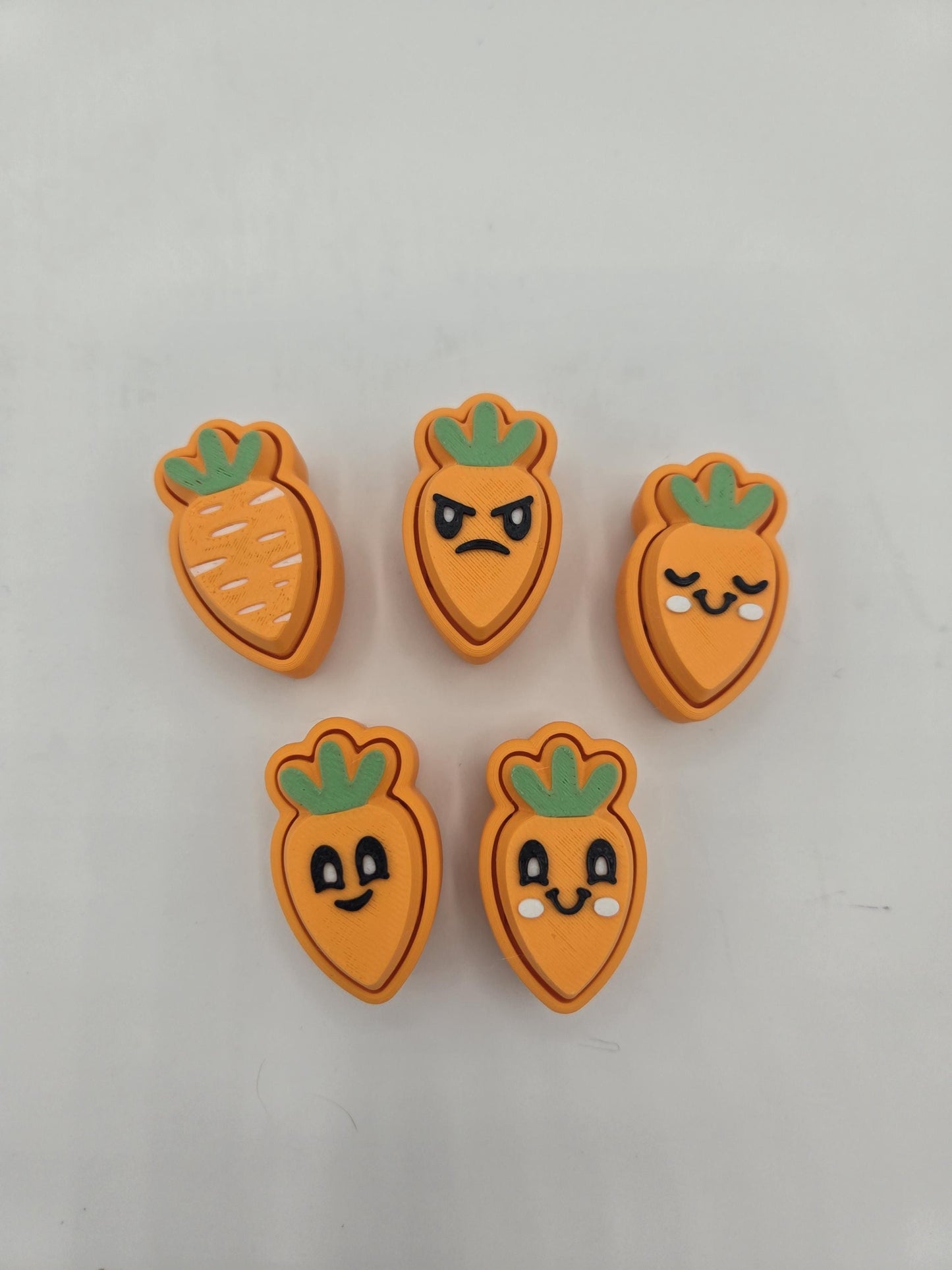Cute Easter Themed Mechanical Key Clickers - Carrots (can fit in Easter eggs!) or Bunnies with a Basket 3D Print