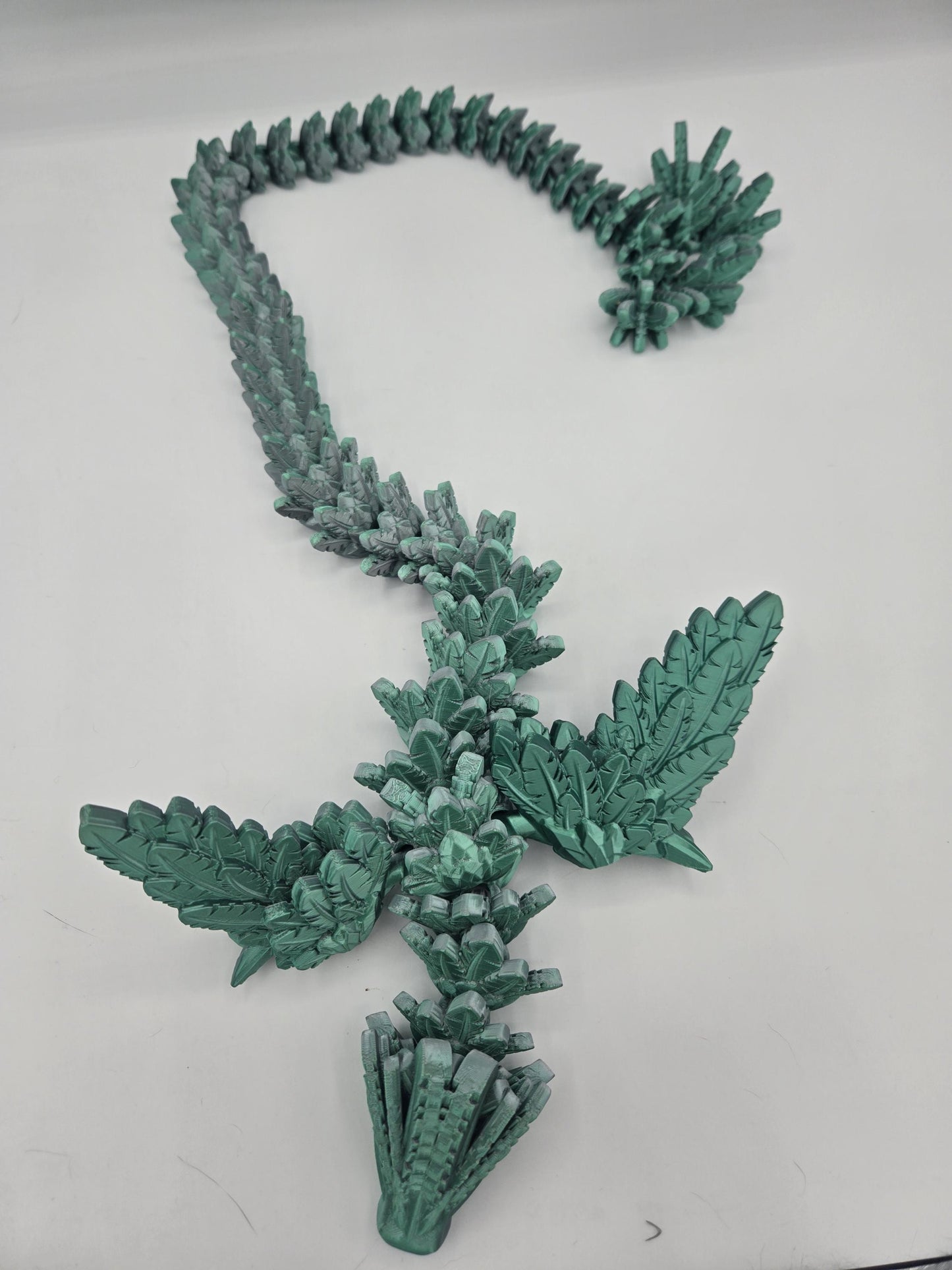 Feathered Feathered Serpent Winged Articulated Dragon | 3D Print