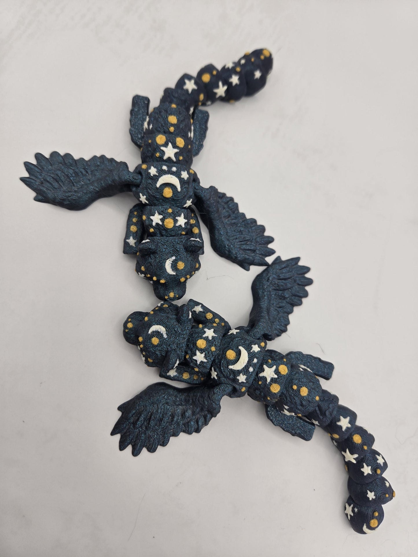 Baby Lunar Panther - Cute Winged Cat Flexi 3D Print