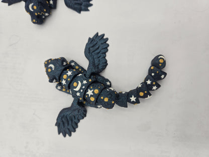 Baby Lunar Panther - Cute Winged Cat Flexi 3D Print