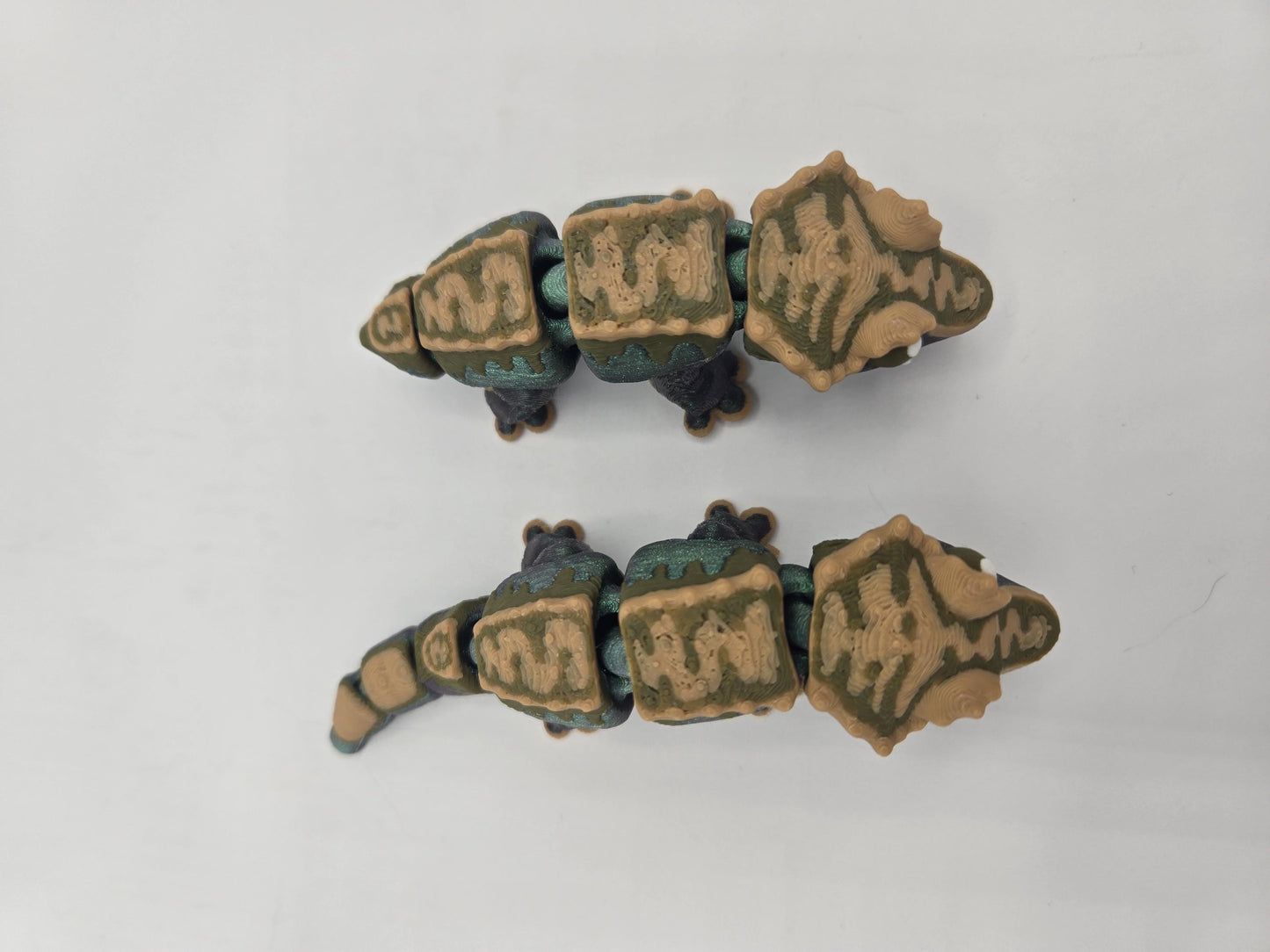 Mini Crested Gecko Articulated Color Customizable | Nubbed or Full Tail | Regular or Keychain Flexi |3D Print