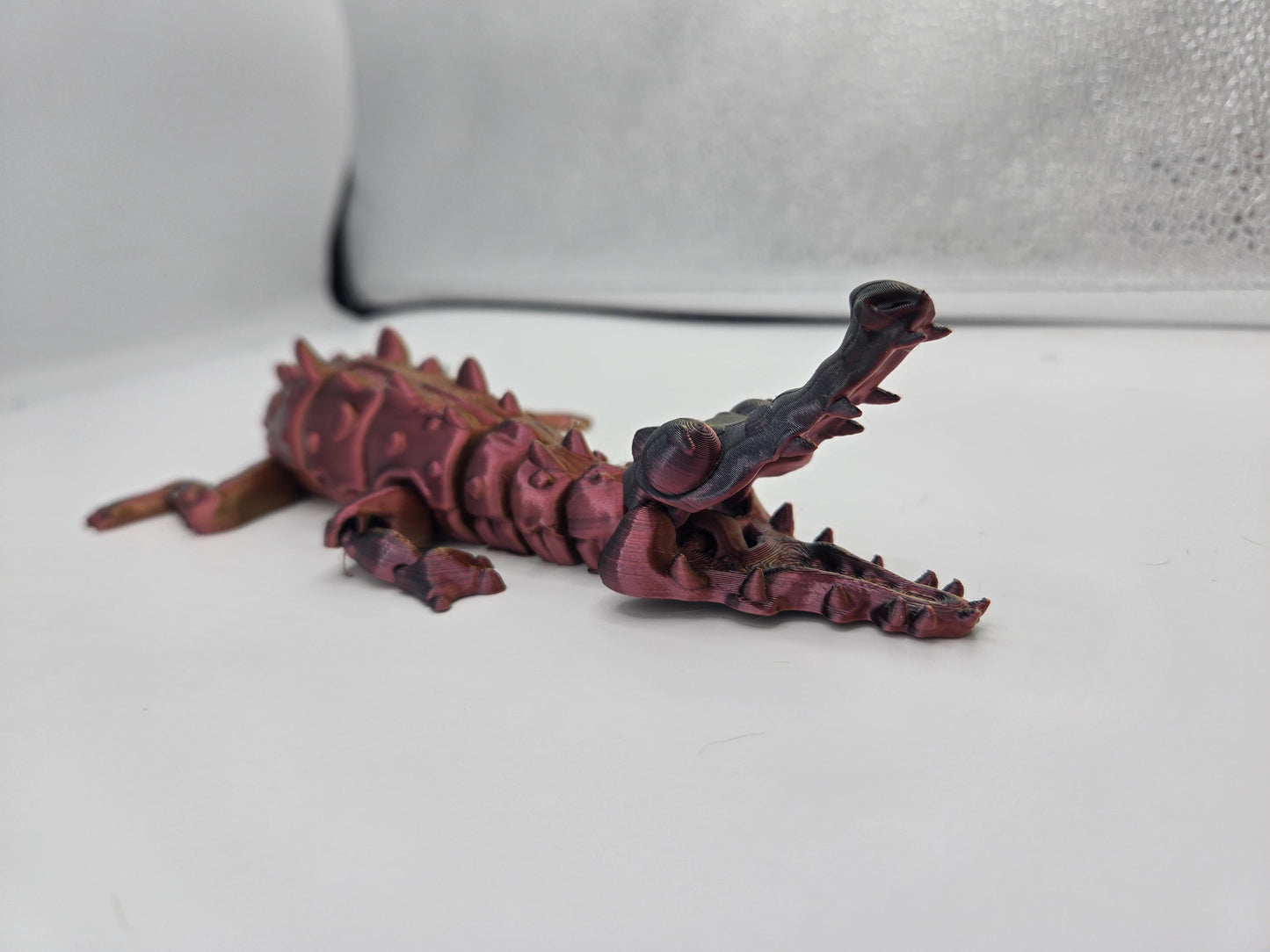 Flexi Crocodile with Poseable Jaw Articulated 3D Print: