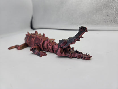 Flexi Crocodile with Poseable Jaw Articulated 3D Print: