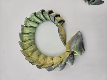 Moray Eel Flexi | Adult, Baby or Baby Keychain Available | 3D Print