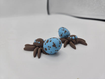 Robin Egg Spotted Egg Spider Flexi 3D Print
