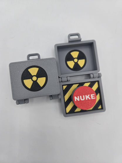 Top Secret Briefcase Nuclear Mechanical Key Fidget Clicker | 3D Print