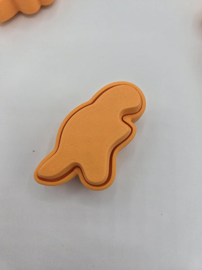 Dino Chicken Nuggies Mechanical Clicker 3D Print