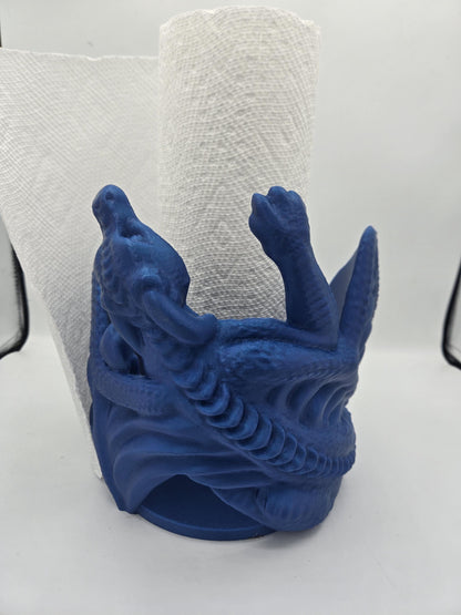 Fantasy Dragon Paper Towel Holder – 3D Printed