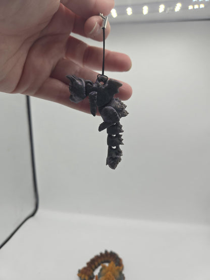Cat Dragon Fantasy Feline Flexi | Baby, Baby Keychains or Full-Size Available | 3D Print