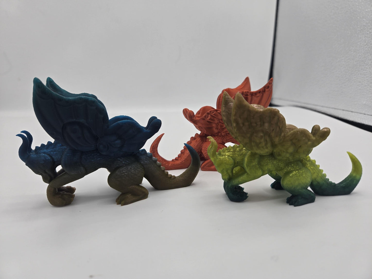 Dragon Fantasy Decor Adorable Indoor Planter Buddies for Potted Plants 3D Print