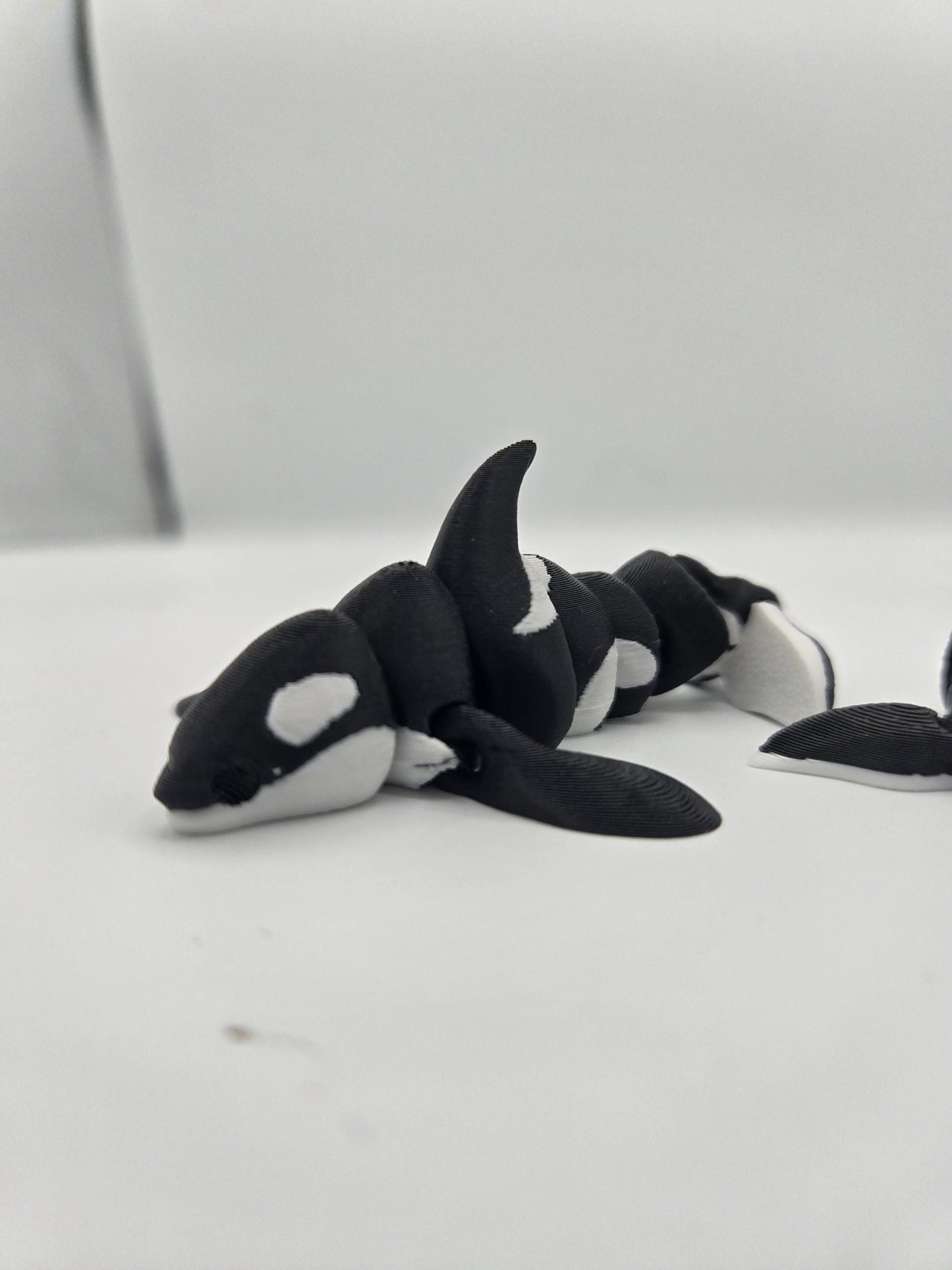 Tiny Orca Whale Flexi Articulated Killer Whale 3D Print