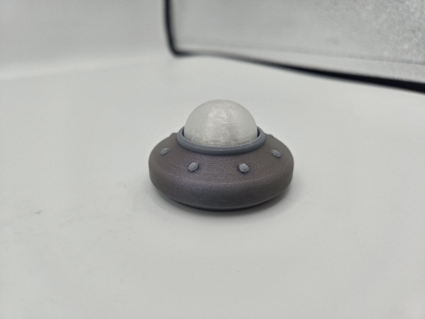 UFO Mechanical Key Clickers – Regular or Spinner Duo – Alien or Plain UFO 3D Print