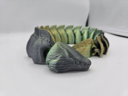 Moray Eel Flexi | Adult, Baby or Baby Keychain Available | 3D Print