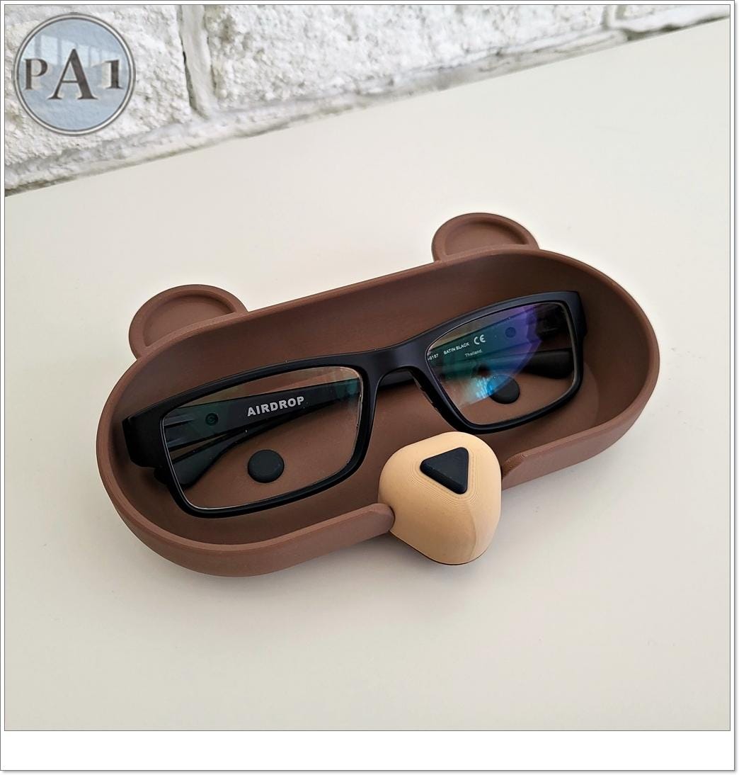 Adorable Animal Glasses Holder | Bunny, Fox, Bear, Chicken, Pig, Cow | 3D Printed Eyewear Holder