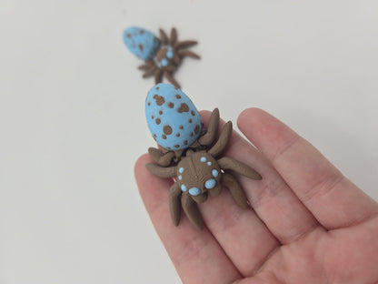 Robin Egg Spotted Egg Spider Flexi 3D Print
