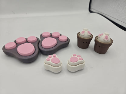 Spring Bunny Easter-Themed Mechanical Key Fidget Clickers | 3D Print
