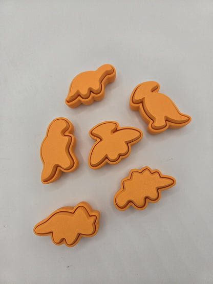 Dino Chicken Nuggies Mechanical Clicker 3D Print