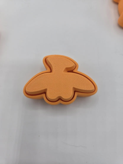 Dino Chicken Nuggies Mechanical Clicker 3D Print